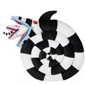 Beetlejuice RARE Sandworm Throw Pillow Plush NEW Official Merch Discontinued